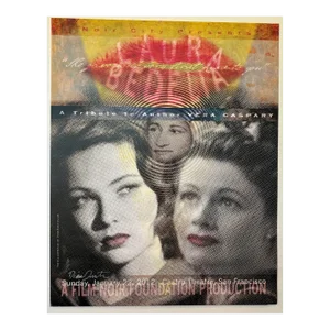 Noir City Double Feature "Laura & Bedelia" Movie Poster C.2012