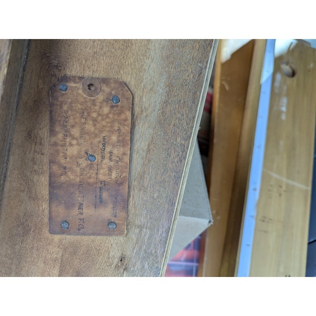 Farmhouse Antique Jenny Lind Spool Bed | Full Size Wooden Frame | Vintage Victorian Cottage Farmhouse Decor For Sale - Image 3 of 9