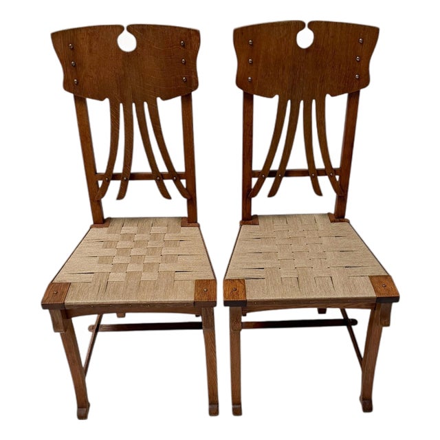 Chambre DArtisan Chair from Gustave Serrurier-Bovy, 1895 For Sale