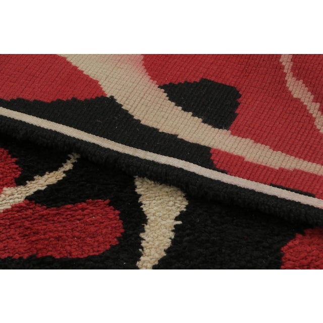 Textile Vintage Mid-Century Modern Wool Rug by Rug & Kilim, France, 1950–1959 For Sale - Image 7 of 8