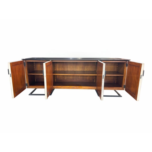Mexican Alfonso Marina Ampezzo Iron Buffet For Sale - Image 3 of 8