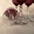 90's Amethyst Cordials Glasses Clear Stems S/6 For Sale - Image 4 of 5