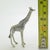 Vintage Italian Handmade Silver 800 Giraffe Figurine, 1970s For Sale - Image 11 of 12