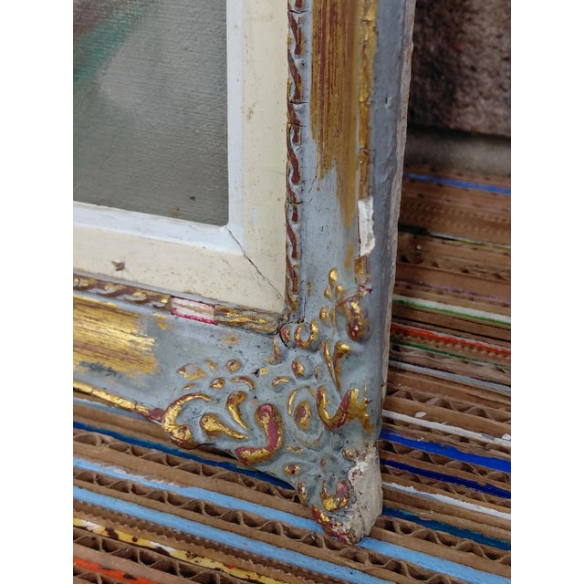 Framed Oil on Canvas Titled "Young Seated Girl Artist" For Sale - Image 13 of 16