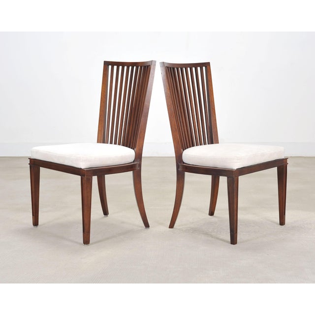 Set of Six Barbara Barry for Baker Spindle Back Dining Chairs For Sale - Image 10 of 18