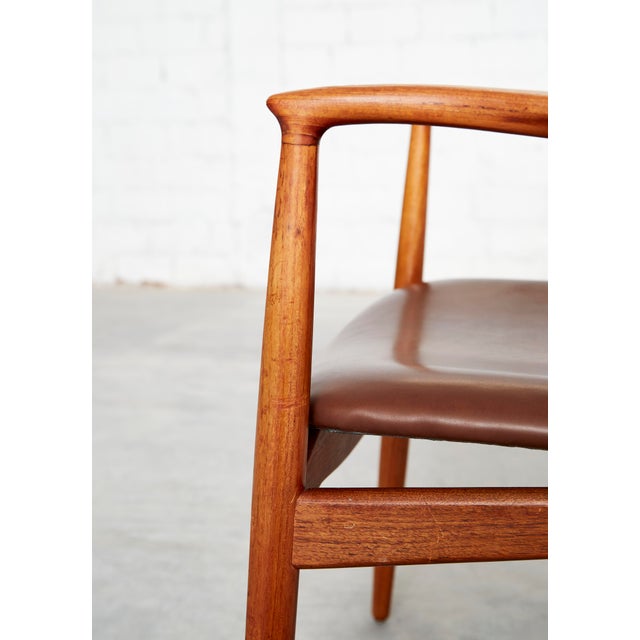 Vintage Captain's Chair in Teak by Erik Buch for Ørum Møbler, 1960s For Sale - Image 14 of 18