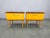 Mid-Century Modern Czech Nightstands with Glass Tops, 1960s, Set of 2 For Sale - Image 3 of 18