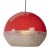 Space Age Pendant Lamp in Red Plastic For Sale - Image 4 of 7