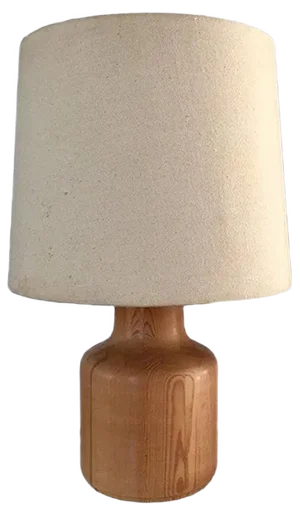 Danish Kirk Table Lamp in Teak, 1960s