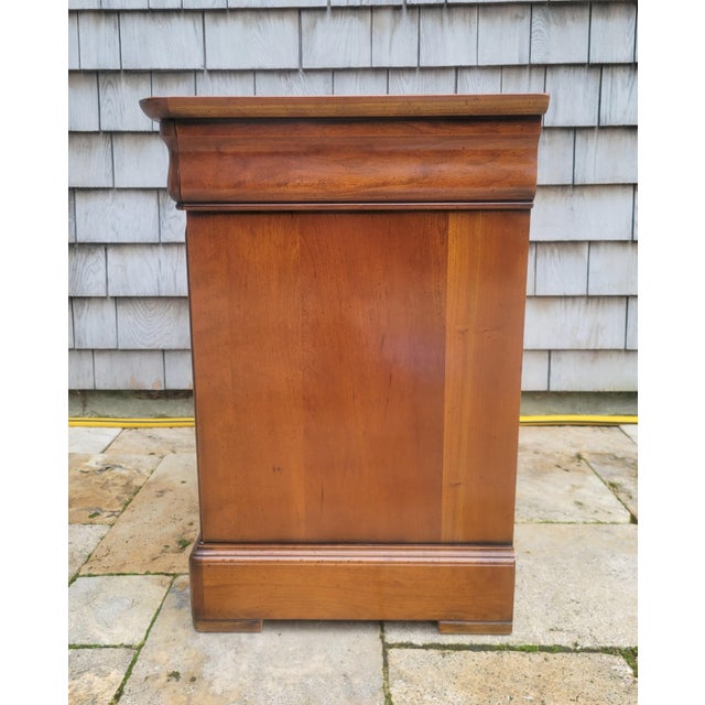 Grange Cherry Wood French Louis Philippe Nightstand, 1990s For Sale In Providence - Image 6 of 9
