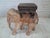 1960s Vintage Hand-Carved Wooden Elephant Plant Stand, 1960s For Sale - Image 5 of 18