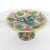 This is a beautiful antique Majolica compote - cake dish rendered in the classic Aesthetic Victorian style. Tree leaf &...