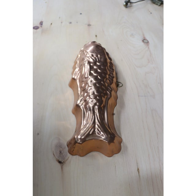 Mid-Century Modern Mid Century Copper Fish Mold For Sale - Image 3 of 6