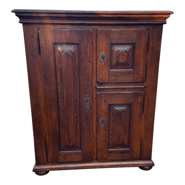Rustic European Jam Cupboard For Sale