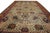 1900s Ivory Floral Traditional Antique Indian Lahore Rug 11' X 18'10'' Handknotted Wool Carpet For Sale - Image 9 of 9