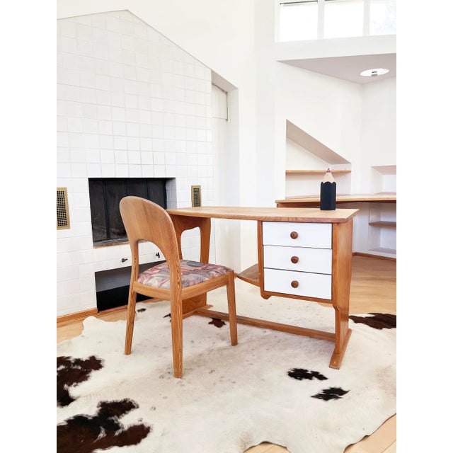 1970s Set of 6 1970s Niels Koefoed Dining Chairs in Pine for Koefoed's Hornslet Denmark For Sale - Image 5 of 11