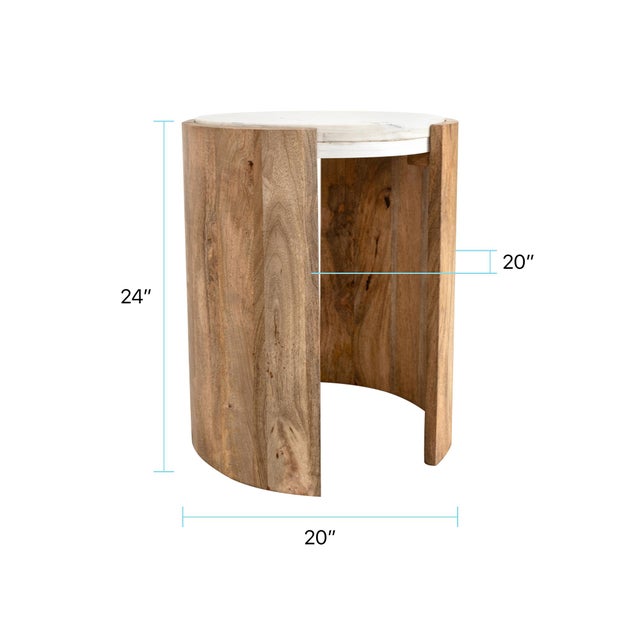 Oakridge Side Table For Sale In Chicago - Image 6 of 9