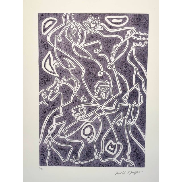 André Masson, Meeting, Original Signed Print, 1975, Framed For Sale - Image 11 of 12