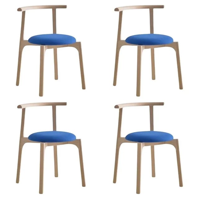 Carlo Chair by Pepe Albargues, Set of 4 For Sale - Image 9 of 9