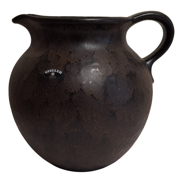 Vintage German Ceramic Vase by Steuler, 1970s For Sale