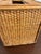Vintage Woven Bamboo Rattan Tissue Box Cover For Sale In Oklahoma City - Image 6 of 10