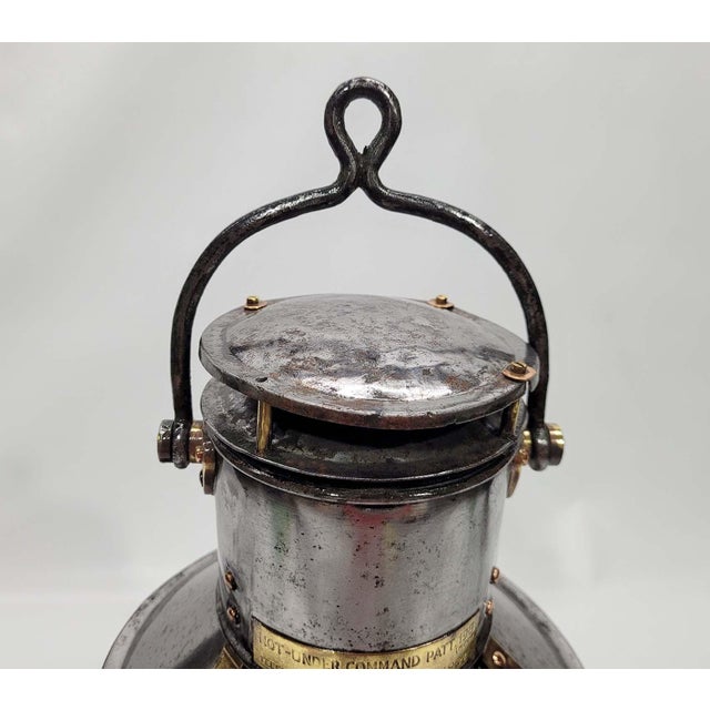Mid 20th Century Ships Anchor Lantern For Sale - Image 5 of 9