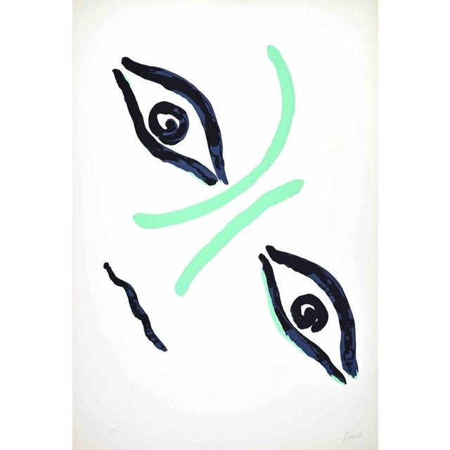 Countess Portrait is a lithograph realize by Virgilio Guidi. Good conditions. Hand-signed on the lower right. Numbered,...