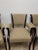 Black 1970 Set of 4 Baker Ebonized Neoclassical Chairs For Sale - Image 8 of 13
