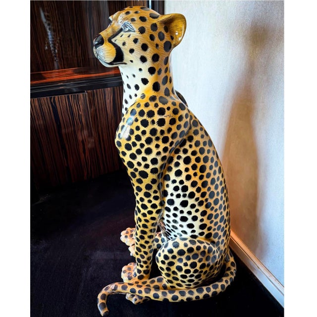 Carlos Alberto (Mexican, 1983-) Paper Mache Cheetah Sculpture Early 21st Century, Mexico Artist/Designer/Manufacturer:...
