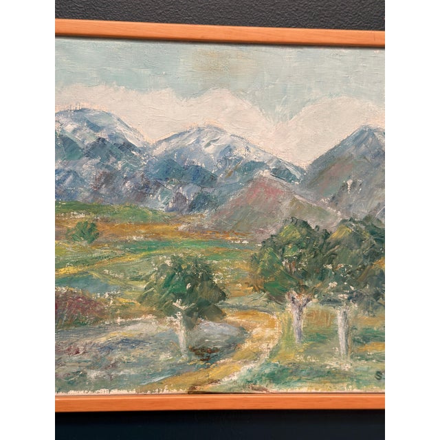 S. Högfeldt, Landscape, 1950s, Oil on Canvas, Framed For Sale - Image 4 of 18