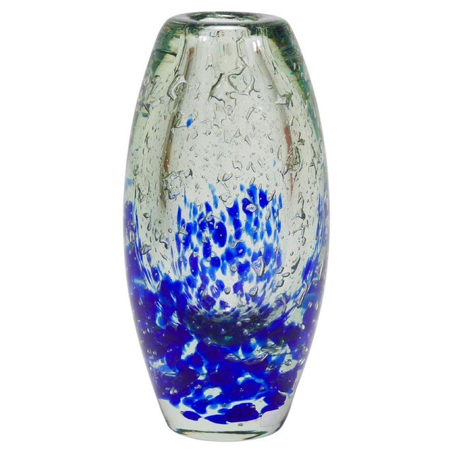 Bohemian Studio Sommerso Glass Vase by Jaroslav Svoboda for Skrdlovice Beranek, 1970s For Sale - Image 17 of 17