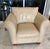 Italsofa by Natuzzi Beige Leather Arm Chair For Sale - Image 15 of 16