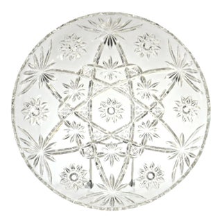 Vintage Star Glass Tray For Sale