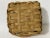 Vintage 1980s Small Woven Wicker Light Natural Colored Napkin Basket For Sale In Orlando - Image 6 of 11