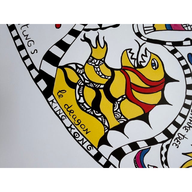 The Girl, the Monster and the Goddess Exhibition Poster from Niki De Saint Phalle, 2013 For Sale - Image 6 of 11
