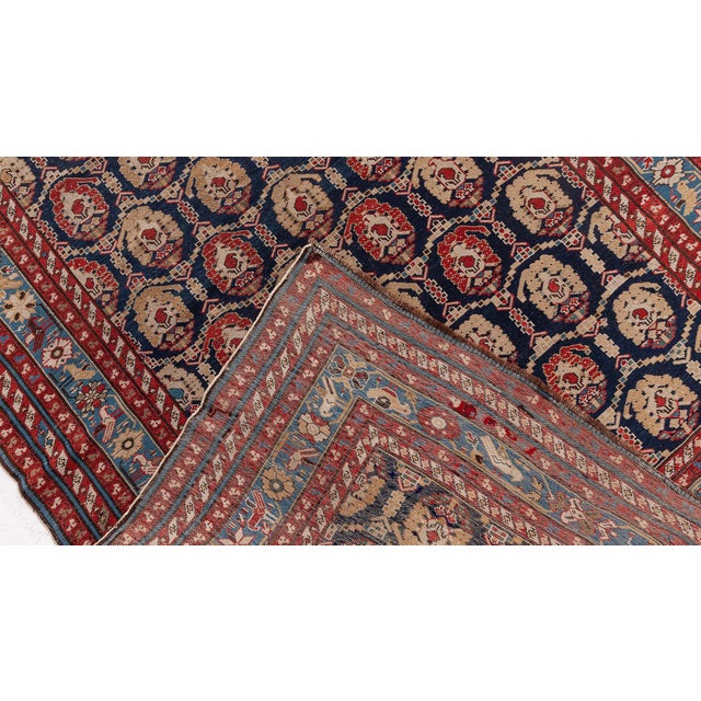Textile Antique 19th Century Caucasian Runner For Sale - Image 7 of 9