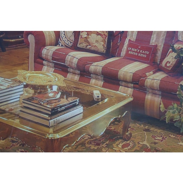 Late 20th Century Late 20th Century Photograph Print of Traditional Wood Panel Luxury Library Lounge Bar Room 35" For Sale - Image 5 of 10