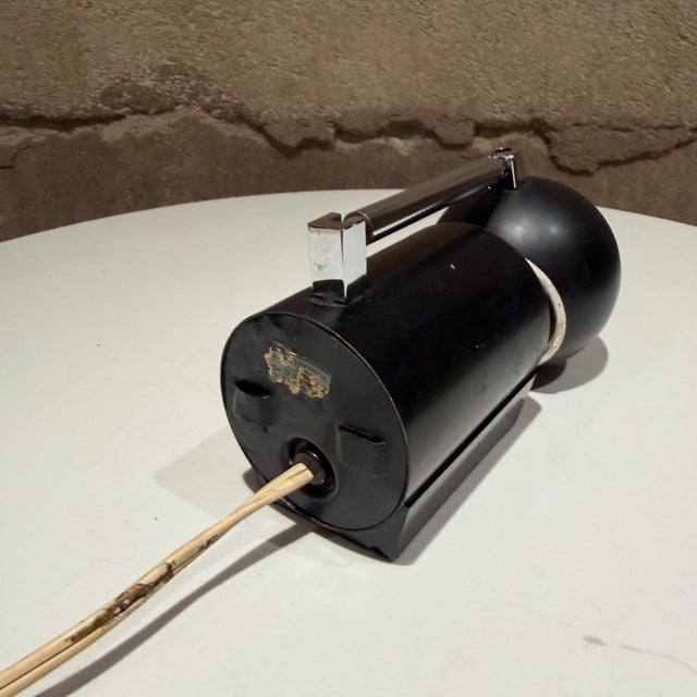 Black 1960s Space Age Desk Lamp by Viscount Japan After Lightolier Lytegem For Sale - Image 8 of 13