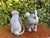 Vintage Cast Bronze Monkey Sculptures, 7.25”, Pair For Sale - Image 11 of 12