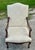 1960s Mid 20th Century Carved Bishops French Upholstered Chair For Sale - Image 5 of 12