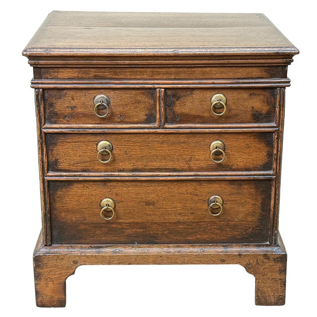 18th Century Oak Bedside Chest Close Stool, 1720 For Sale - Image 10 of 11
