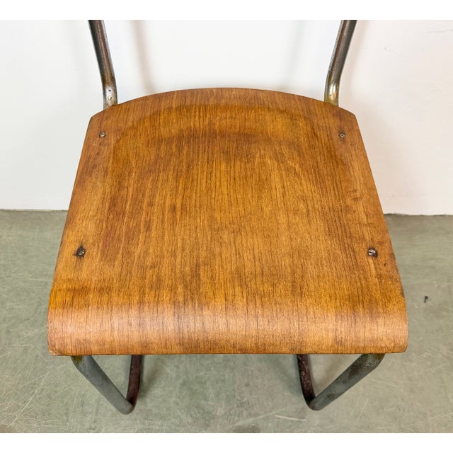 Metal Vintage Workshop Chair, 1960s For Sale - Image 7 of 18