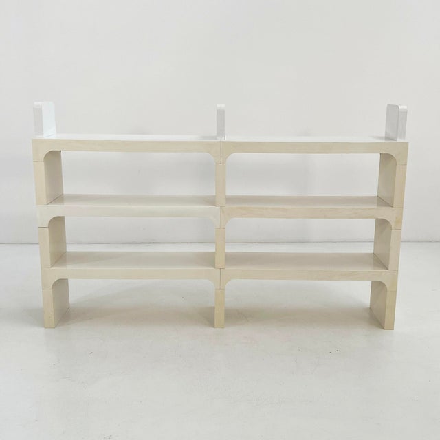 White Modular Shelf by Olaf Von Bohr for Kartell, 1970s For Sale - Image 15 of 15