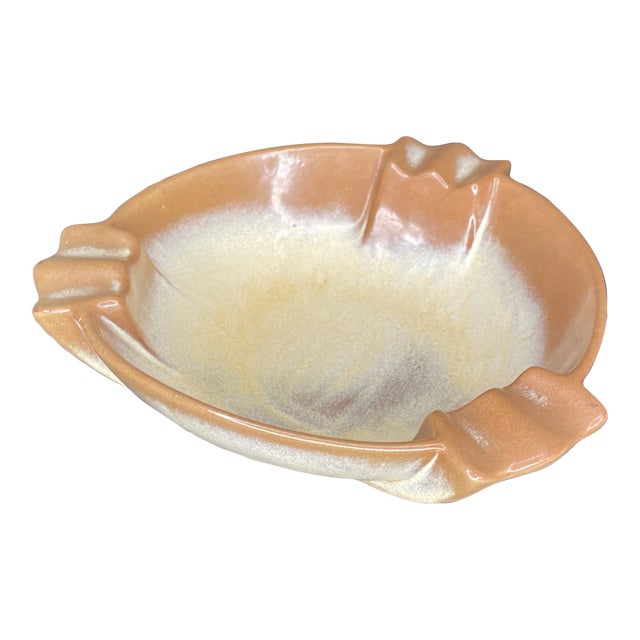 Studio Pottery Natural Tones Frankoma Ashtray For Sale