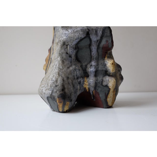 912 Openwork Ceramic Vase by Helmut Friedrich Schäffenacker, in Exhibition Piece conditions. Designed 1960 to 1969 Stamped...