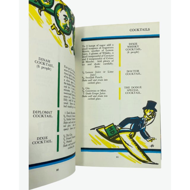Blue The Savoy Cocktail Book by Harry Craddock 1976 Hardcover Recipes For Sale - Image 8 of 12