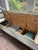Vintage Painted Bench With Storage For Sale - Image 4 of 4