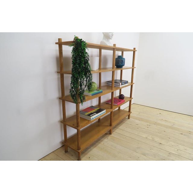 Freestanding Oak Bookcase, Denmark, 1960 For Sale - Image 9 of 9