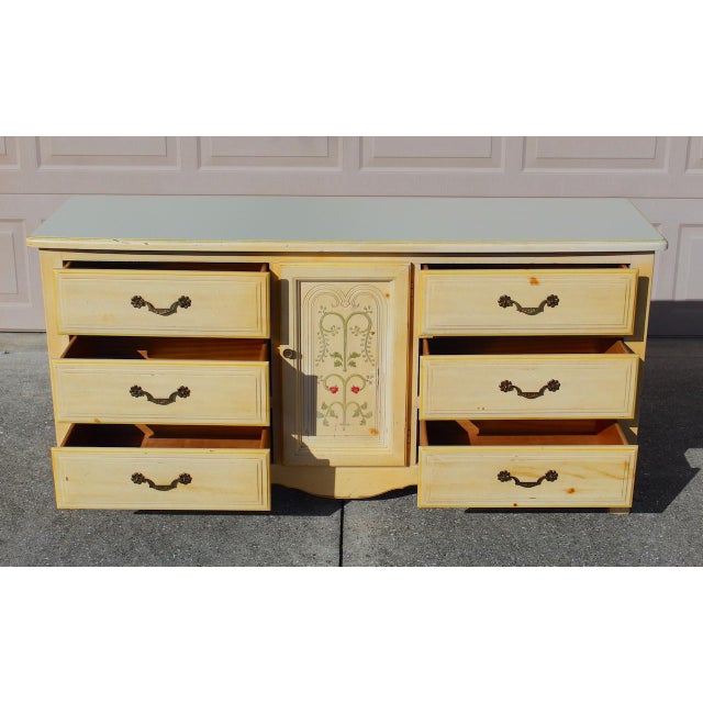 American 1970s Vintage Burlington House Furniture Lexington Dresser For Sale - Image 3 of 12