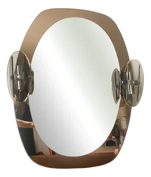 Vintage Space Age Mirror, 1980